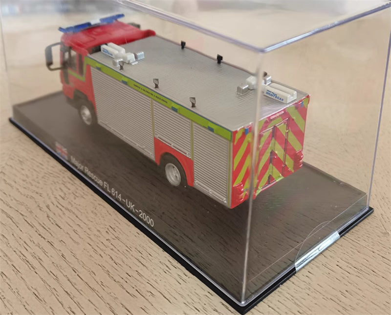Red Base Volvo Major Rescue FL 614-UK-2000 1:64 Truck Pre-built Model