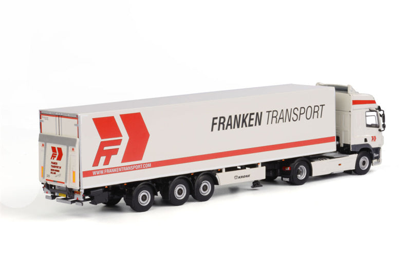 WSI DAF CF SC 4x2 REEFER TRAILER Franken Transport 1:50 Truck Pre-built Model