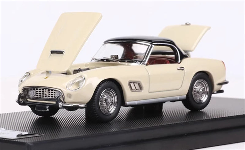 GFCC 1960 SWB Ferrari 250GT California Convertible Beige white Limited Edition 499PCS ONLY LHD 1:64 car Pre-built Model view6