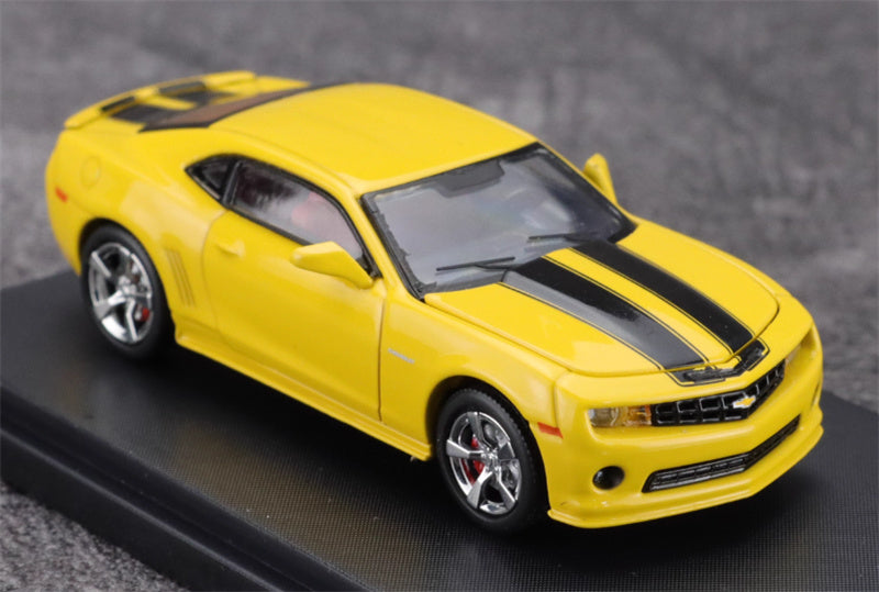 Fine works 64 Chevrolet Camaro Yellow Hard Top Limited Edition 1000PCS ONLY 1:64 Car Pre-built Model view5