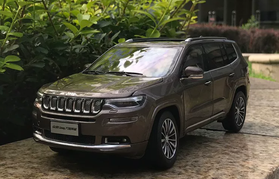 1:18 Jeep Grand Commander 2018 brown  GAC FCA  DIECAST car Model