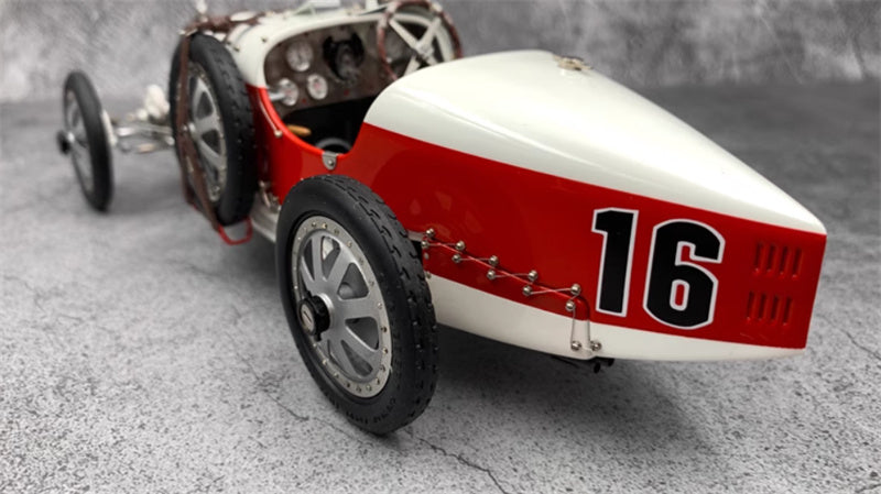 CMC Bugatti Typ 35 Grand Prix Nation Colour Project Monaco #16 1924 Limited Edition 1:18 Car Pre-built Model view8