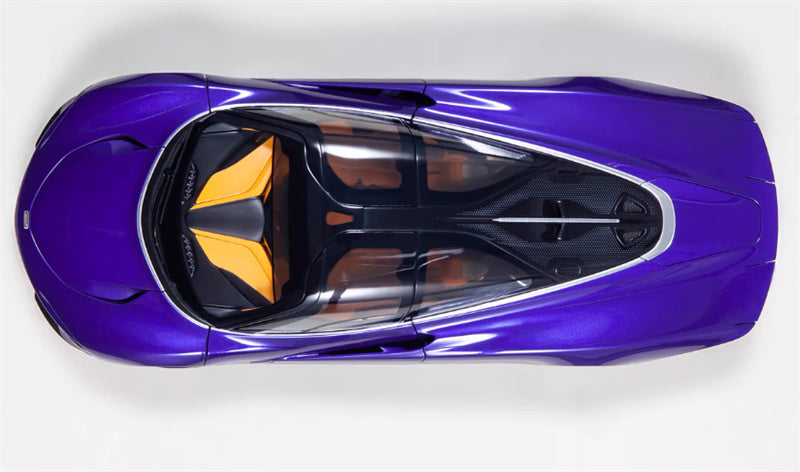 AUTOART McLaren Speedtail supercar Purple 1:18 Car Pre-built Model view7