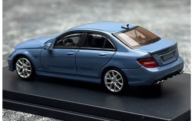 1:64 Mercedes-Benz C63 AMG W204  Blue KING MODEL  Limited Edition 799PCS ONLY DIECAST Model