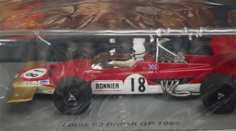 spark Lotus 63 #18 British GP 1969 1:43 Car Pre-built Model view3