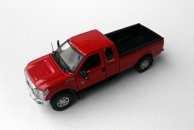 1:50 Ford  F250 8ft Bed Sword  Red Diecast Model