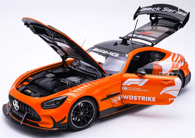 1:18 Mercedes-Benz AMG GT BLACK SERIES 2025 Orange - British Grand Prix MINICHAMPS  DIECAST Model