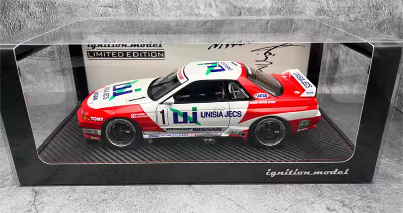 IGNITION MODEL Nissan Unisia Jecs Skyline R32 #1 1993 JTC Limited Edition 1:18 Car Pre-built Model view7