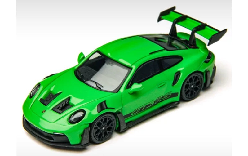 1:64 PORSCHE 911 992 GT3 RS  Green TimeMicro   DIECAST Model