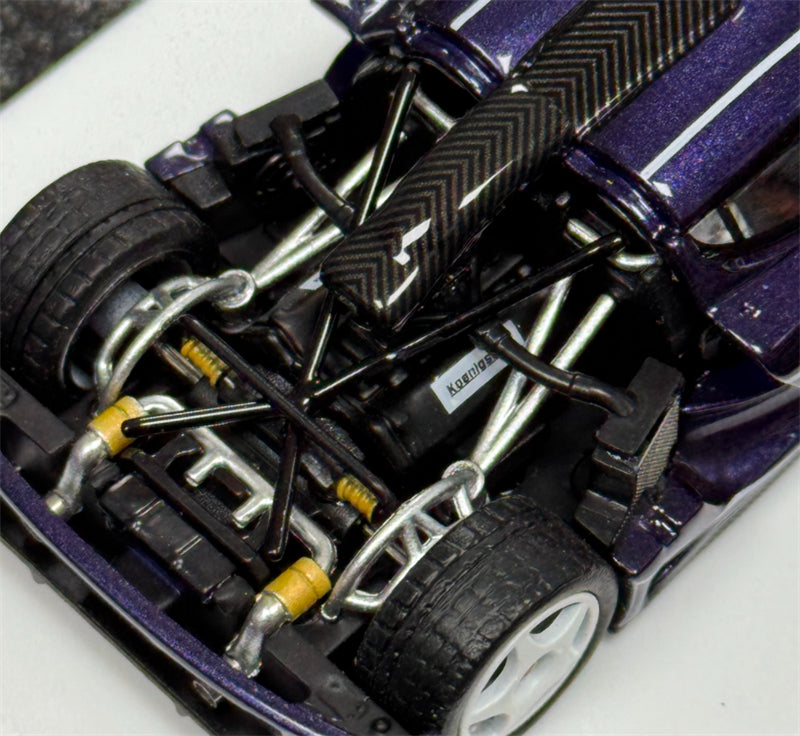 Autobots Models Koenigsegg CCGT Open Cover Edition Purple 1:64 Car Pre-built Model view9