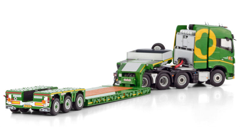 WSI  VOLVO FH4 GLOBETROTTER 8X4 LOWLOADER - 3 AXLE Zwatra 1:50 DIECAST Truck