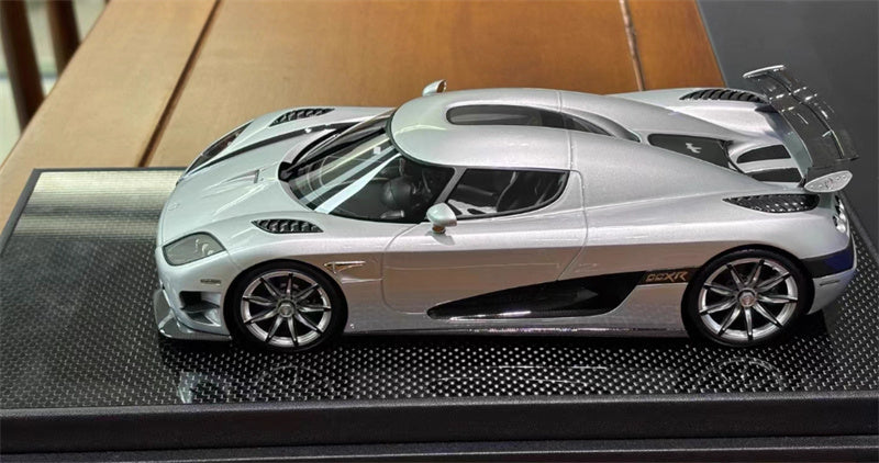 1:18 Koenigsegg CCXR 2010 silvery VMB Resin Car Model view3