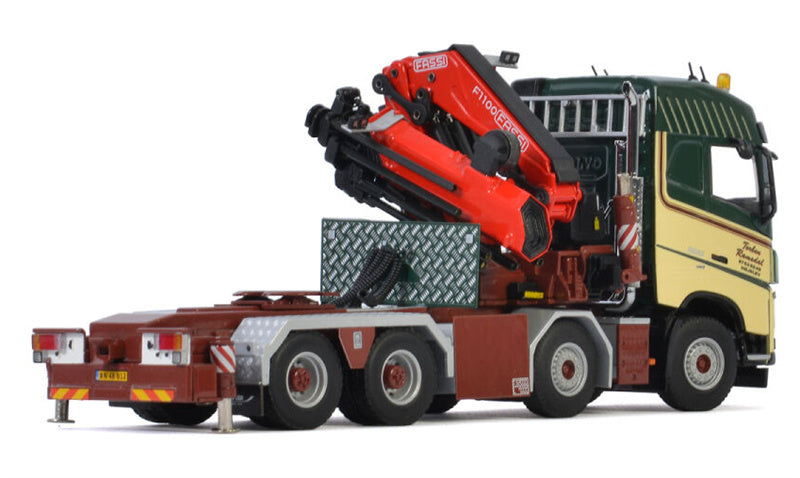 WSI VOLVO FH4 GLOBETROTTER 8X4 FASSI 1100 JIB Torben Ramsdal 1:50 Truck Pre-built Model