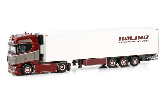 WSI SCANIA S CS20H 4X2 REEFER TRAILER Roling 1:50 Model