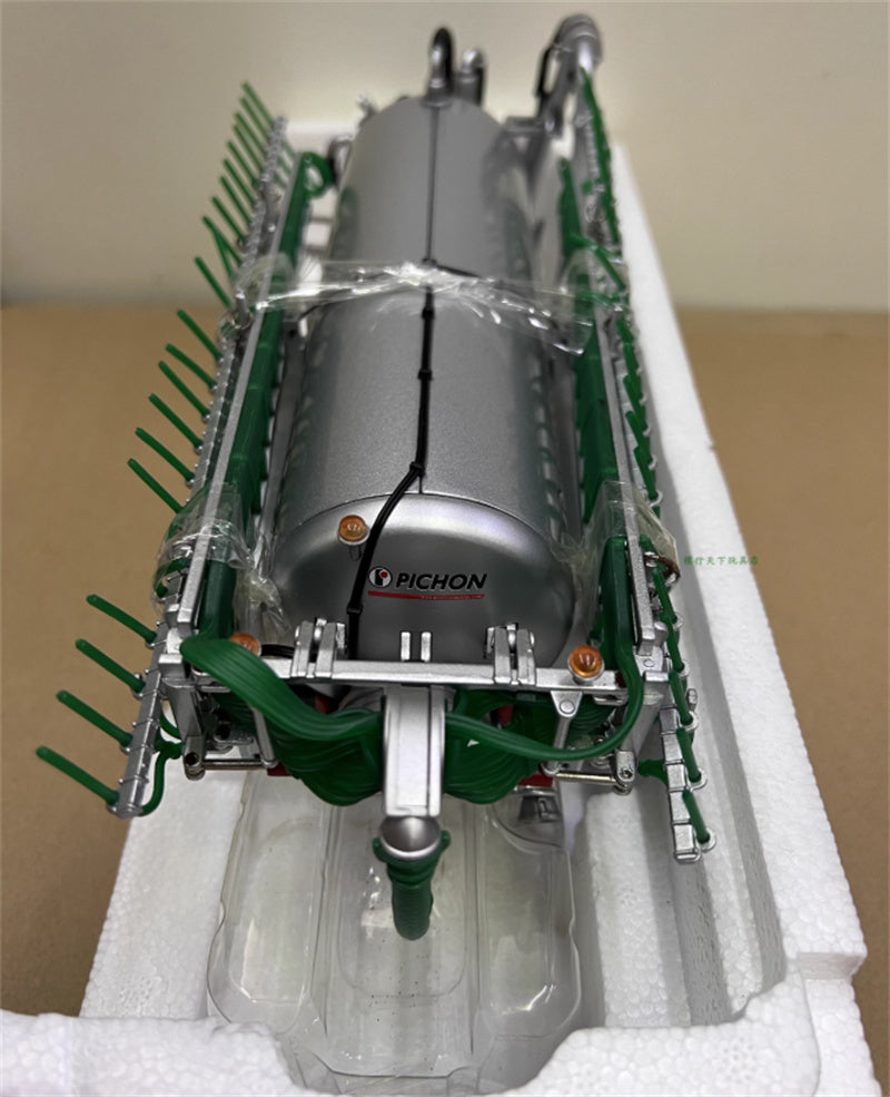 ROS PICHON TCI 18500 L Agricultural Fertilizer tanker trailerr silver 1:32 Truck Pre-built Model