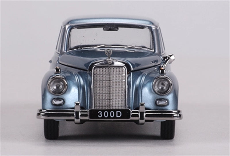 GFCC Mercedes Benz 300D 1959 classic car Ice Blue LHD 1:64 car Pre-built Model view5