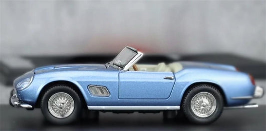 GFCC 1960 SWB Ferrari 250GT California Convertible Ice Blue Limited Edition 499PCS ONLY LHD 1:64 car Pre-built Model view2