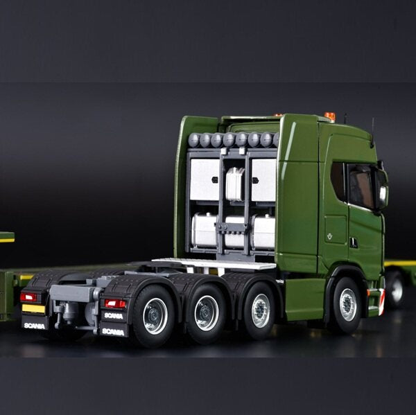 1:50 Scania Convoi Exceptionnel S Serie semi low loader 7 axle IMC Limited Edition 150PCS ONLY Green Diecast Model