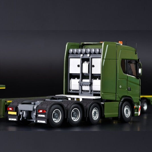 1:50 Scania Convoi Exceptionnel S Serie semi low loader 7 axle IMC Limited Edition 150PCS ONLY Green Diecast Model