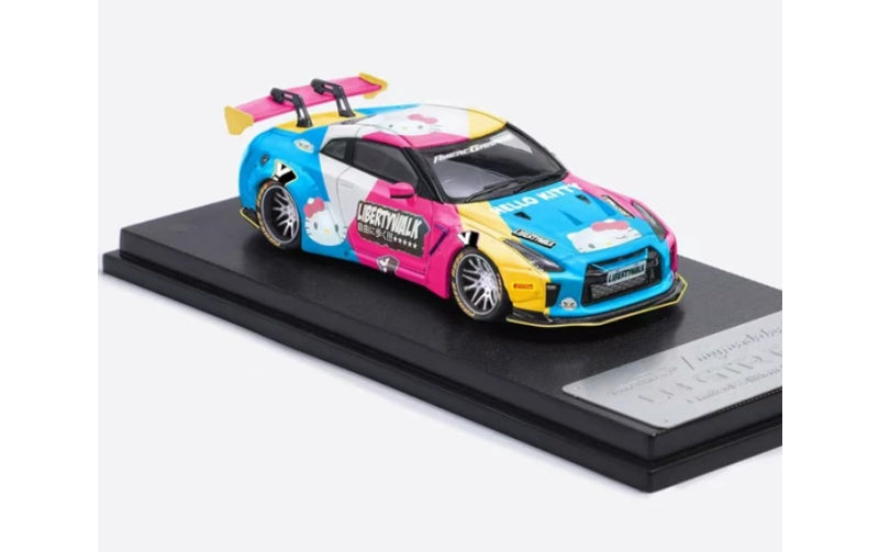 1:64 Nissan GTR R35 LB   ET Model x MC Kitty Limited Edition 799PCS ONLY DIECAST Model