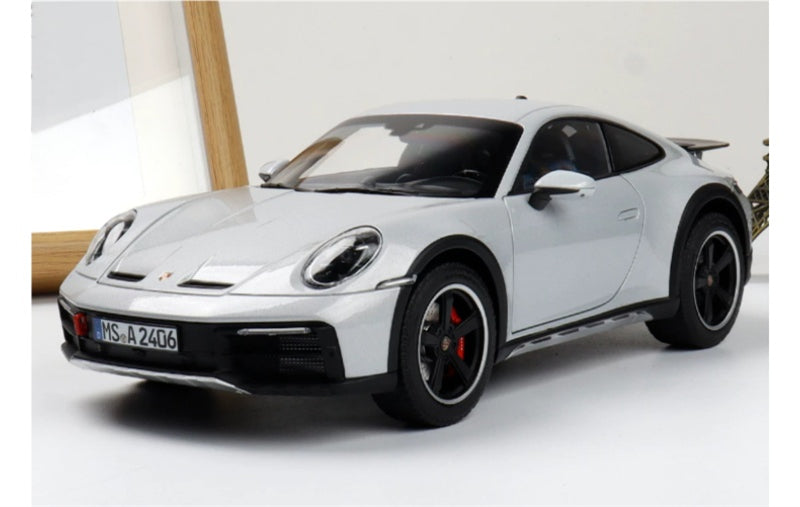 1:18 Porsche 911 Dakar  Silver Duck Tail NOREV  DIECAST Model