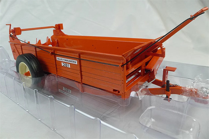 SpecCast Orange Spectacular 2022 Allis-Chalmers 281 Spreader 1:16 Truck Accessories Pre-built Model