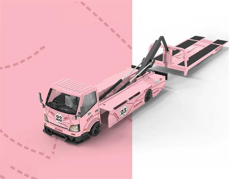 1:64 Hino H300 Russeb Pink Pig COOL.CAR Limited Edition 999PCS ONLY DIECAST Model