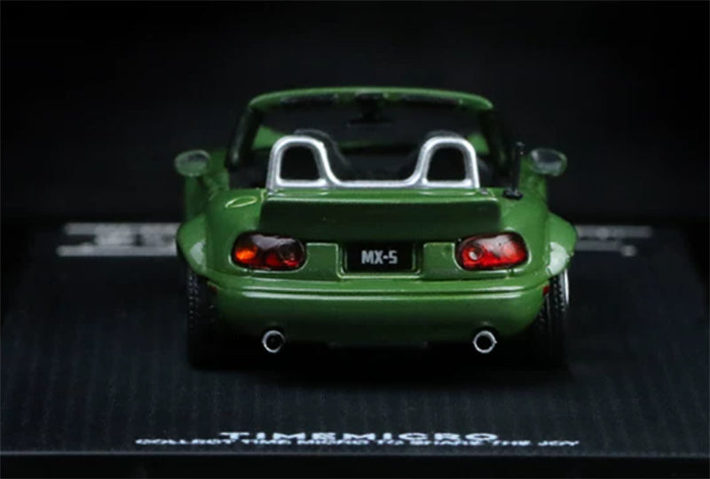 1:64 Mazda MX-5 Metallic Green TIMEMICRO Limited Edition 999PCS ONLY DIECAST Civil Car Model