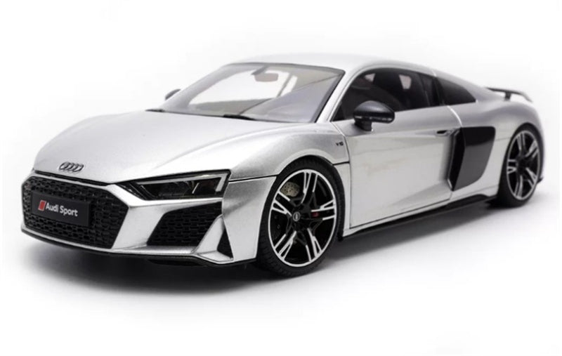 1:18 AUDI R8 Sport 2021 Silver KengFai Hardtop version DIECAST Model