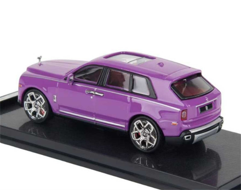 SC Art Rolls Royce Cullinan SUV Purple 1:64 Car Pre-built Model