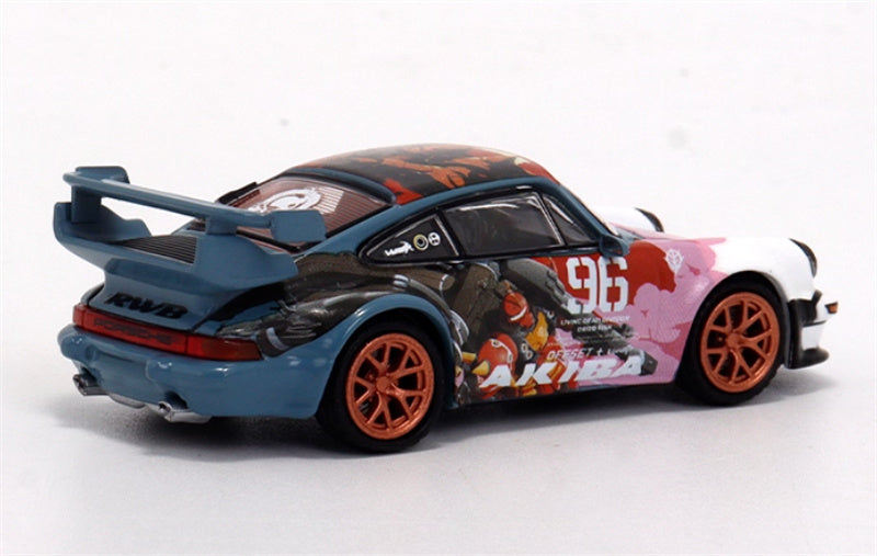 Leixin Porsche Singer Turbo Study 930 Mecha Pink 1:64 Car Pre-built Model view4