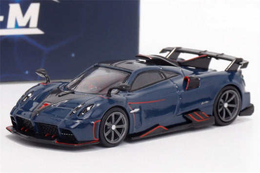 XF MODEL Pagani Imola supercar dark blue 1:64 Car Pre-built Model view1