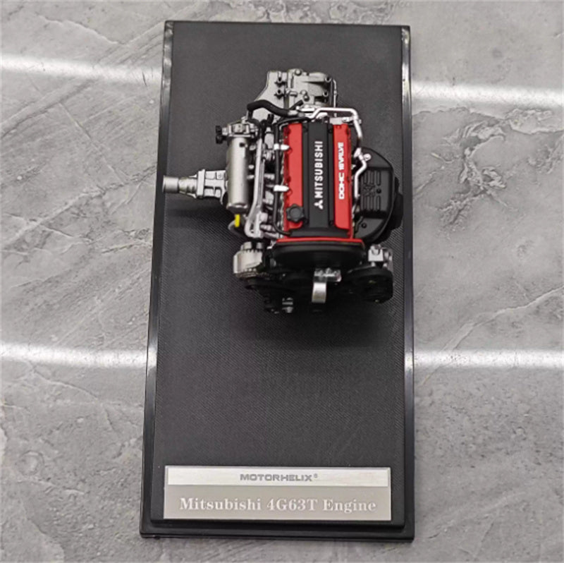 MOTORHELIX Mitsubishi 4G63 EVo4 ENGINE 1:18 Car Accessories Pre-built Model view3