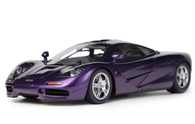 1:18 McLaren F1 XP5 LCD Purple Diecast Model view1