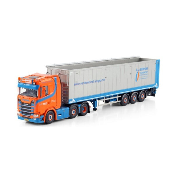 1:50 SCANIA J. VAN BENTUM S CS20N 6X2 TIPPER TRAILER 3 AXLE WSI   Diecast Model