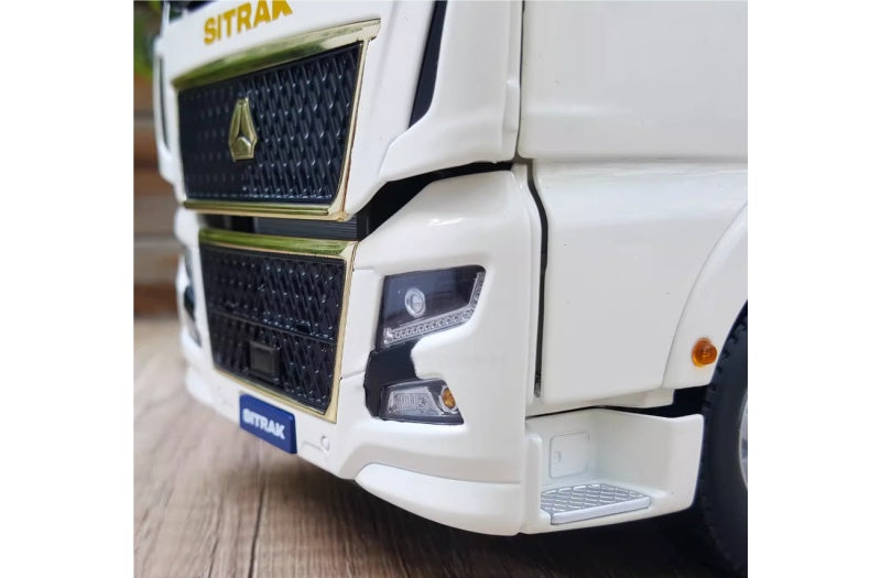 Sinotruk Sitrak C9HH tractor overseas version white 1:24 Truck Pre-built Airliner Model Display view8