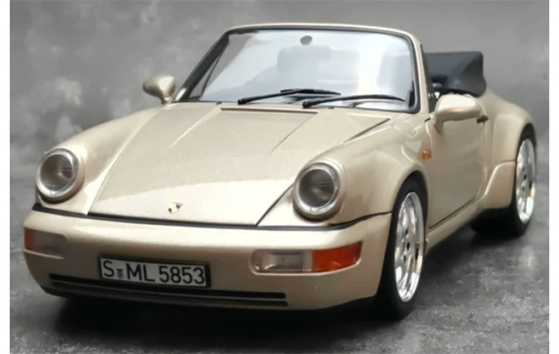 1:18 Porsche 911 Carrera 2 Turbo 1992 Champagne Gold NOREV convertible version DIECAST Model