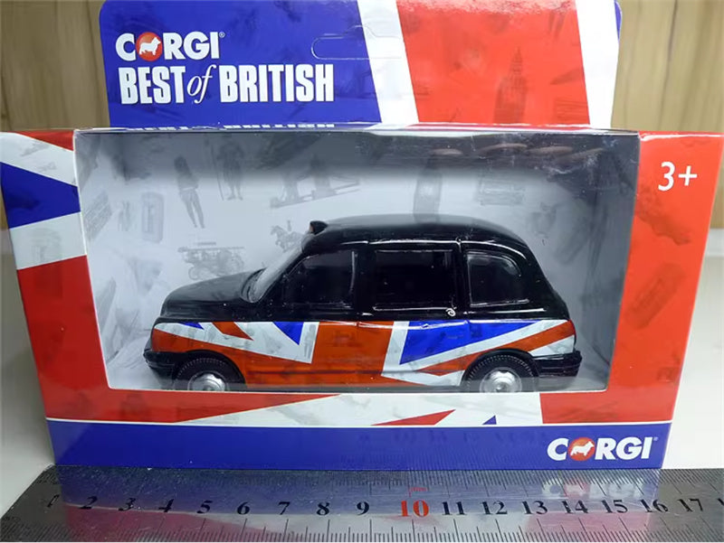 CORGI Best of British Taxi National Flag Commemorative Edition black 1:36 Car Pre-built Model