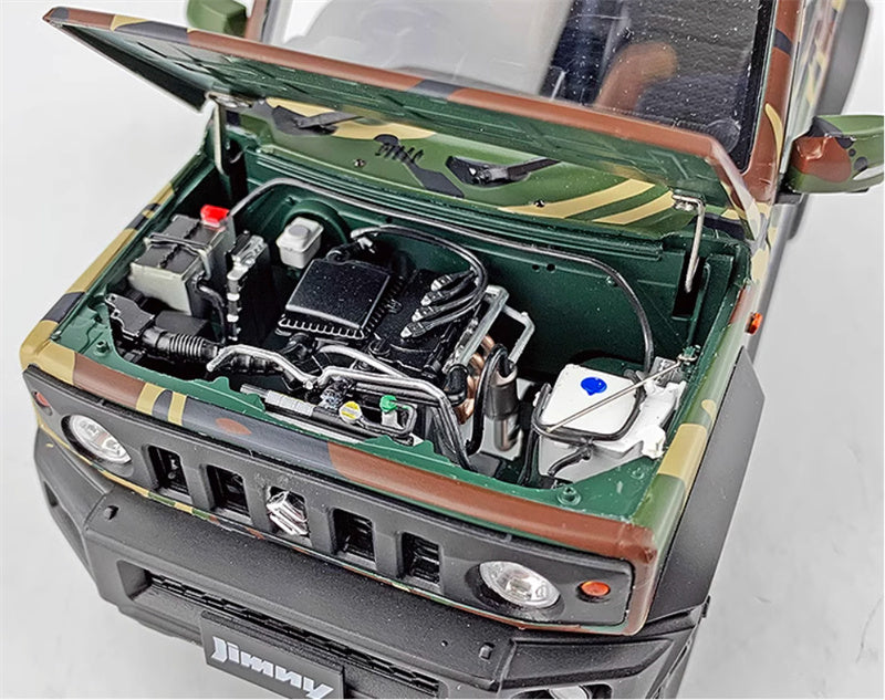 BM Creations Suzuki Jimny JB74 2018 Camouflage Field Edition Right hand drive Limited Edition 600PCS ONLY 1:18 Car Pre-built Model view7