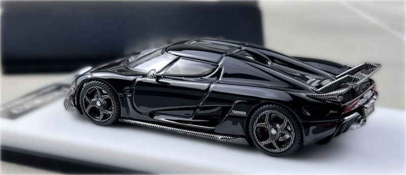 1:64 Koenigsegg Regera Pearlescent Black SC ART DIECAST Civil Car Model