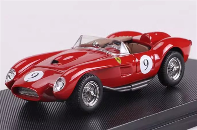 GFCC 1957 Ferrari 250 Testa Rossa Racing Red #9 LHD 1:64 car Pre-built Model view6