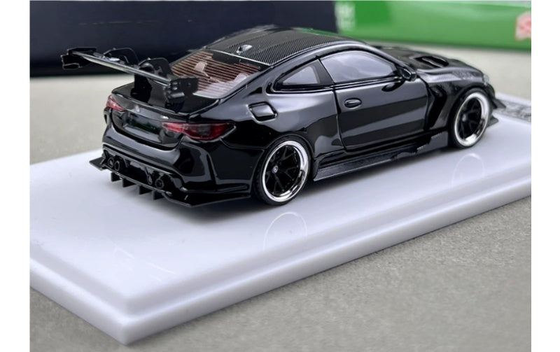 1:64 BMW M4 G82 GTR  glossy black SW  Limited Edition 499PCS ONLY DIECAST Model