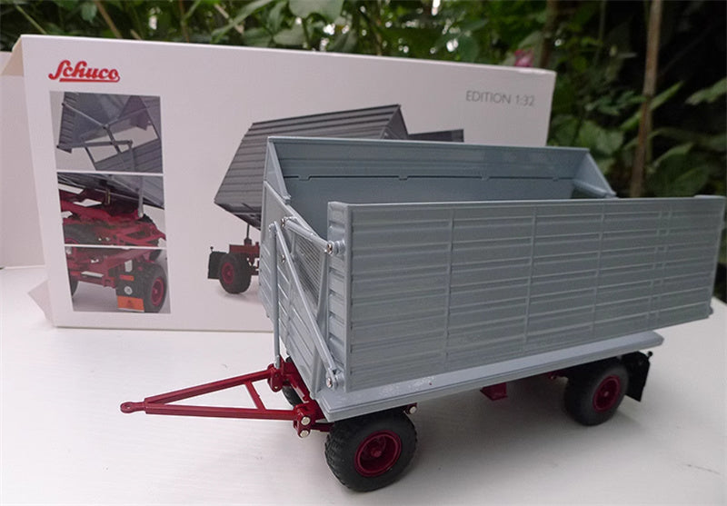 Schuco Fortschritt HW 80 SHA German trailer silver 1:32 Truck Accessories Pre-built Model