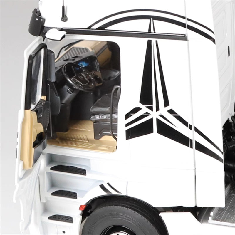NZG Mercedes Benz Actros Giga Space 4x2 Truck Tractor White Benz logo 1:18 Truck Pre-a Model