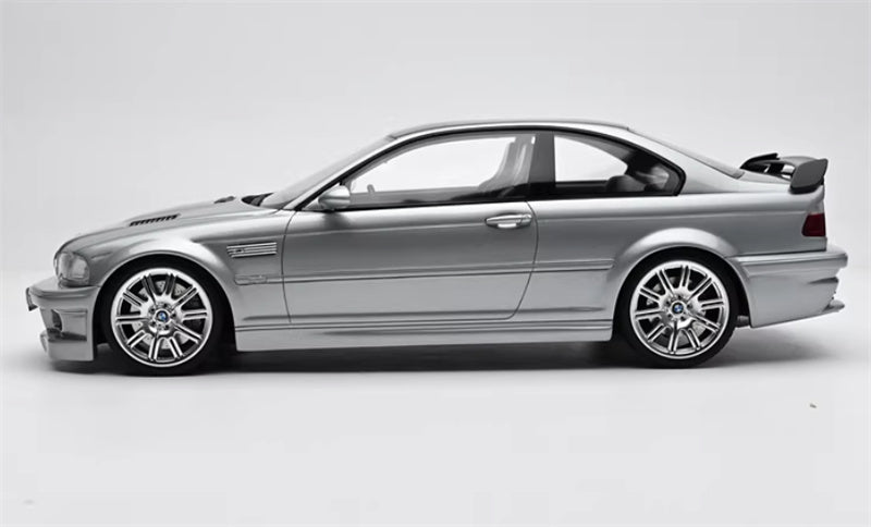 1:18 BMW E46 M3 GTR STREET 354 2001 silver  OTTO Limited Edition 2500PCS ONLY Resin Car Model