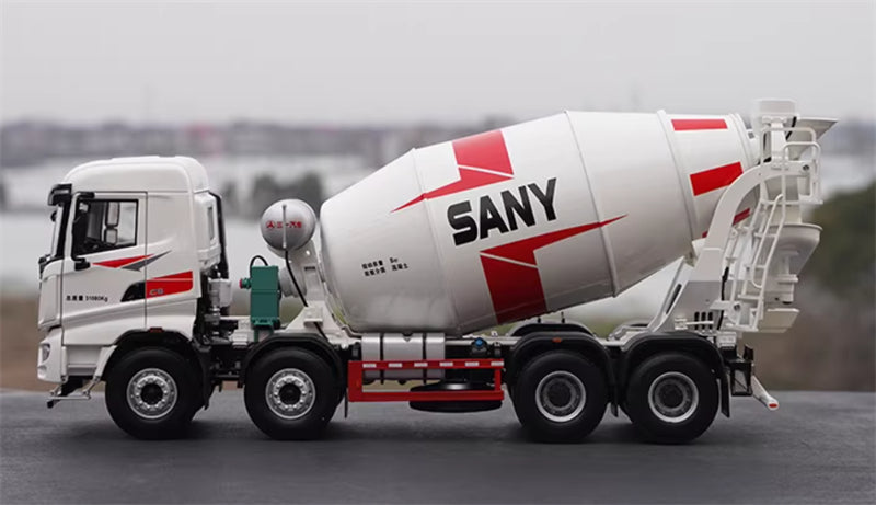 1:24 8x4 Concrete Mixer Truck SANY DIECAST Model