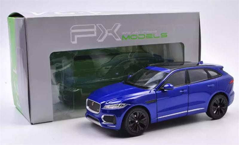 1:24 JAGUAR F-pace SUV  Blue  WELLY  DIECAST Car Model