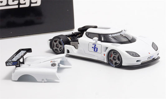 Autobots Models Koenigsegg CCGT white 1:64 Car Pre-built Model view1