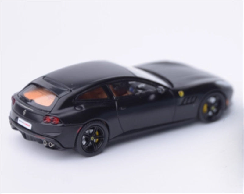 Phantom Knight Ferrari GTC4 Lusso station wagon Limited Edition 399PCS ONLY Matte Black 1:64 Car Pre-built Model view2