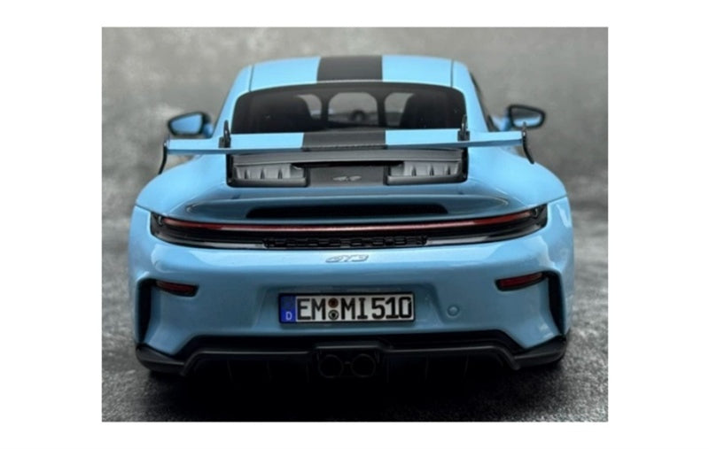 1:18 Porsche 911 992 GT3 RS  Blue -black stripe NOREV  DIECAST Model